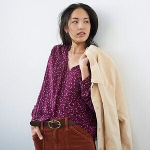 Cloth & Stone Jinna Ruffled Blouse - NWT sz Medium